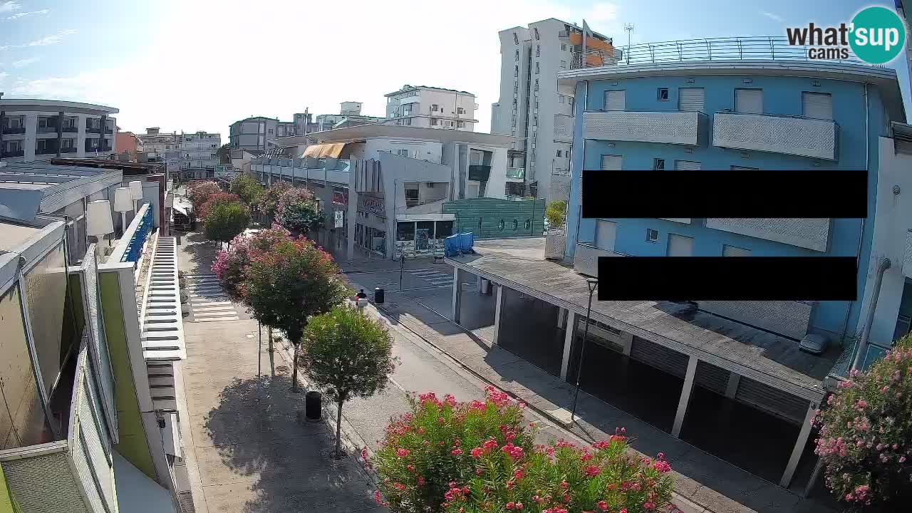 Webcam Paseo de Bibione – Viale delle Costellazioni en directo
