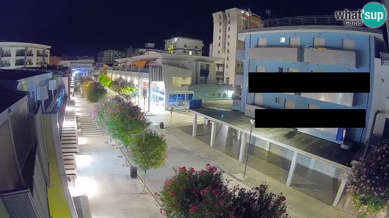 Web kamera Bibione Šetnica – Viale delle Costellazioni uživo