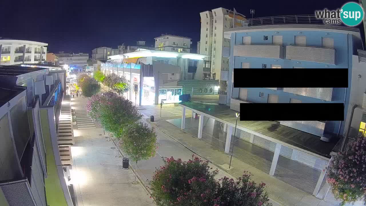 Web kamera Bibione Šetnica – Viale delle Costellazioni uživo