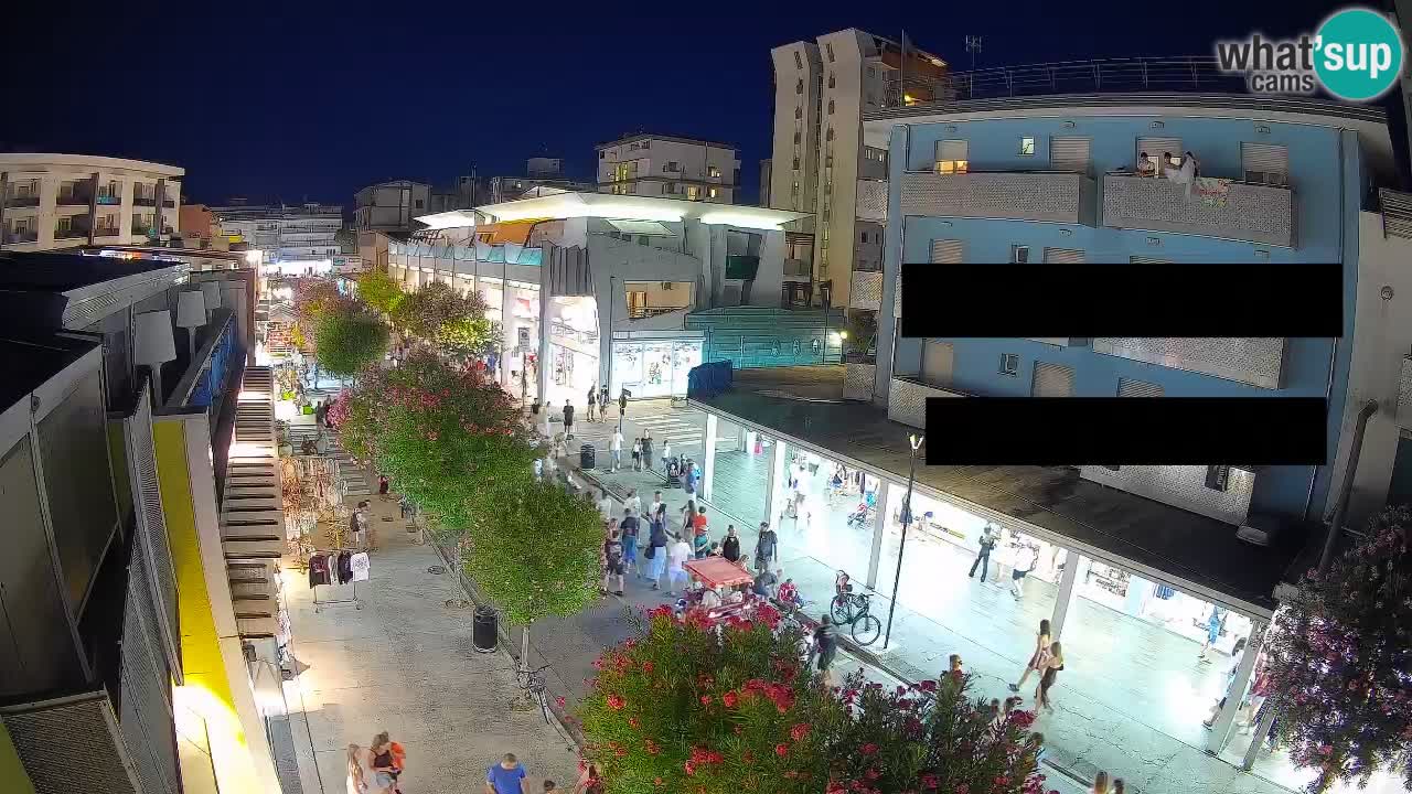 Webcam Promenade de Bibione – Viale delle Costellazioni en direct