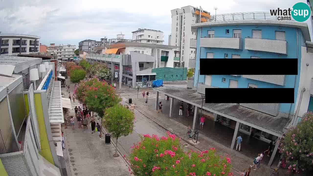 Webcam Passeggiata Bibione – Viale delle Costellazioni in Diretta