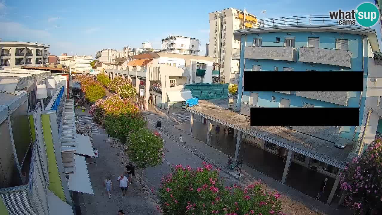 Webcam Paseo de Bibione – Viale delle Costellazioni en directo