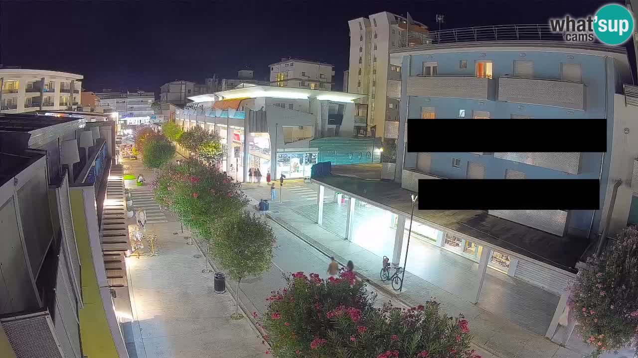 Webcam Promenade de Bibione – Viale delle Costellazioni en direct