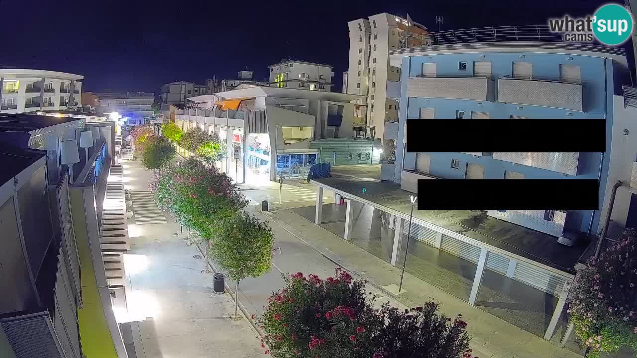 Webcam Paseo de Bibione – Viale delle Costellazioni en directo