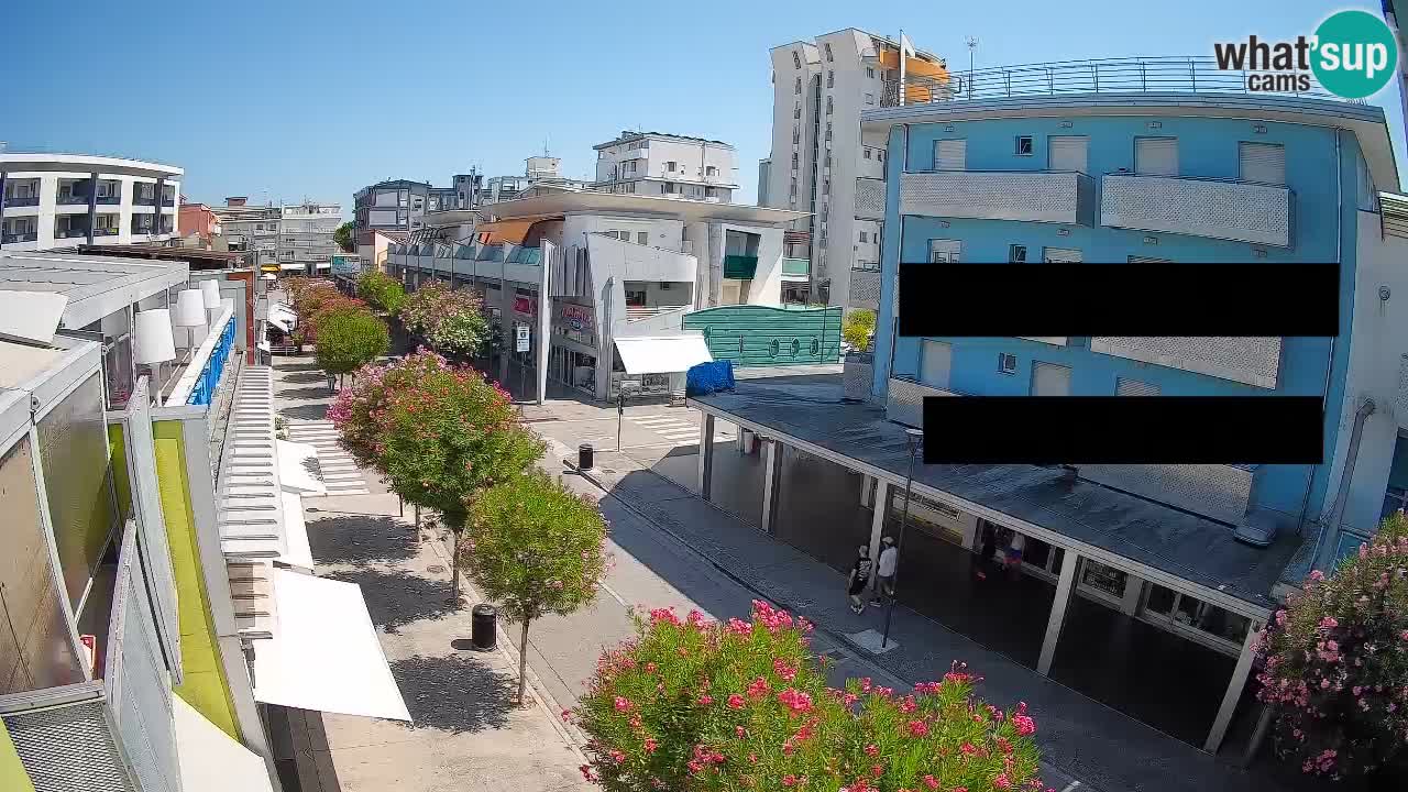 Web kamera Bibione Šetnica – Viale delle Costellazioni uživo