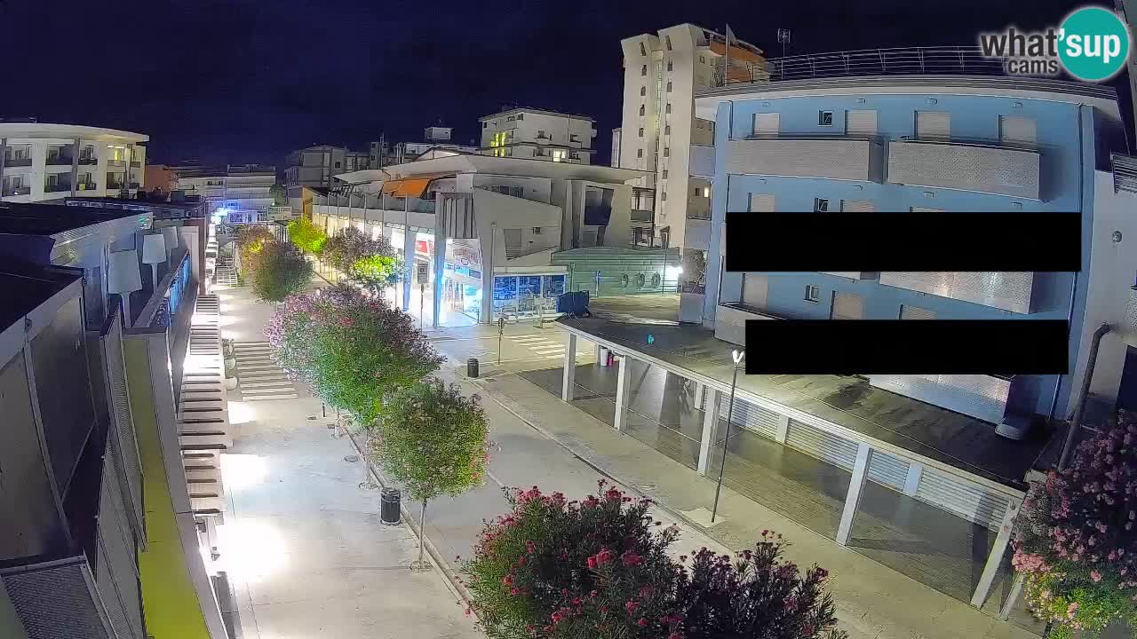 Webcam Promenade de Bibione – Viale delle Costellazioni en direct