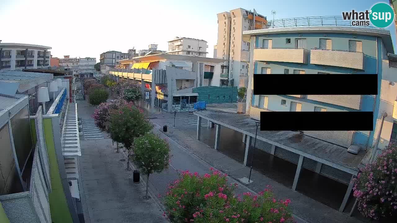 Webcam Paseo de Bibione – Viale delle Costellazioni en directo