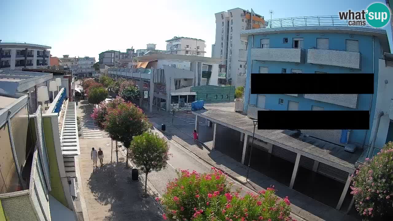 Webcam Passeggiata Bibione – Viale delle Costellazioni in Diretta