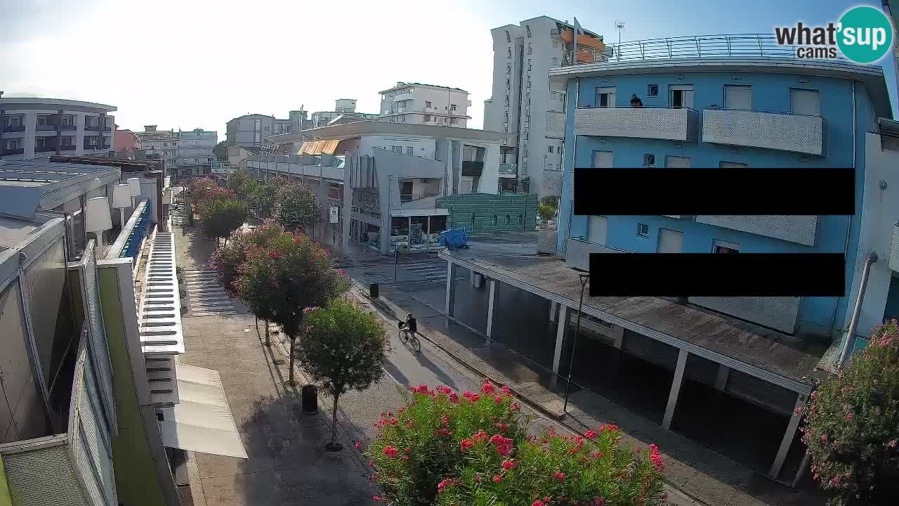 Webcam Paseo de Bibione – Viale delle Costellazioni en directo