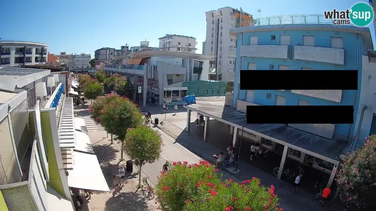Web kamera Bibione Šetnica – Viale delle Costellazioni uživo