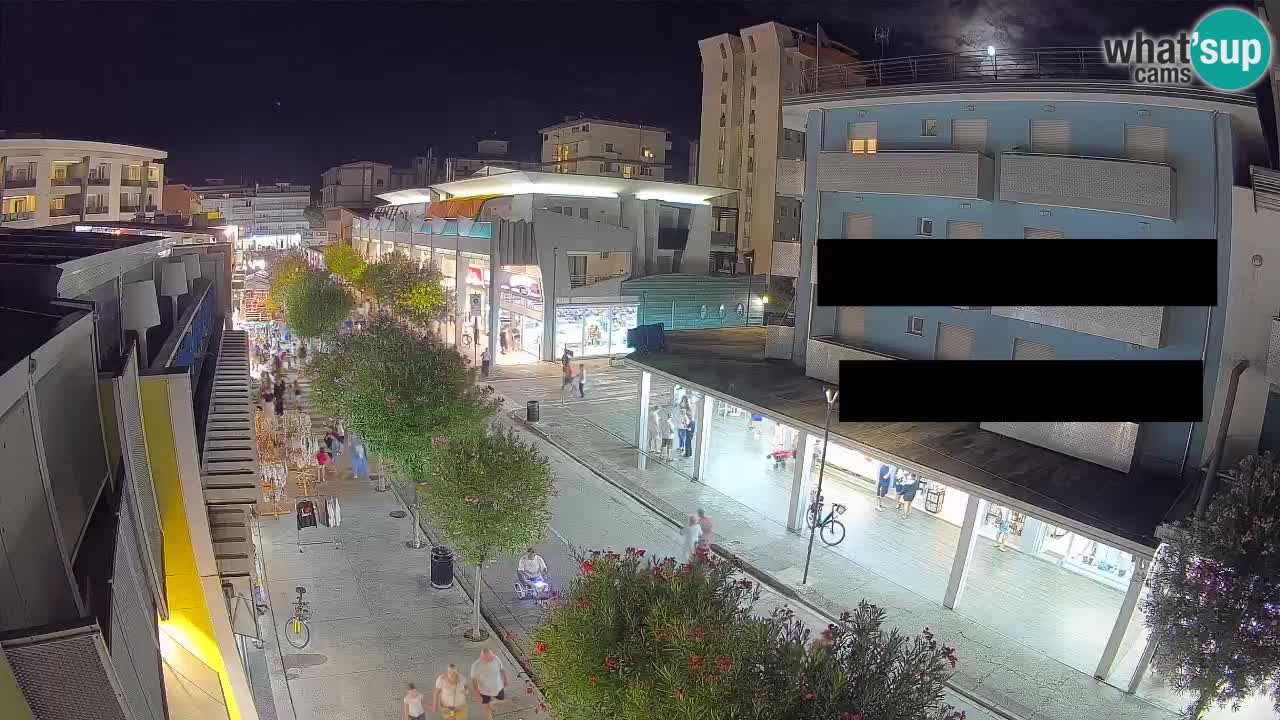 Web kamera Bibione Šetnica – Viale delle Costellazioni uživo