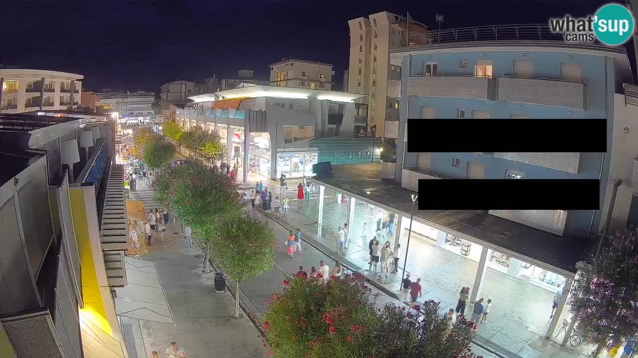 Webcam Passeggiata Bibione – Viale delle Costellazioni in Diretta