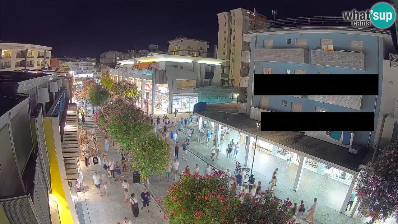 Web kamera Bibione Šetnica – Viale delle Costellazioni uživo