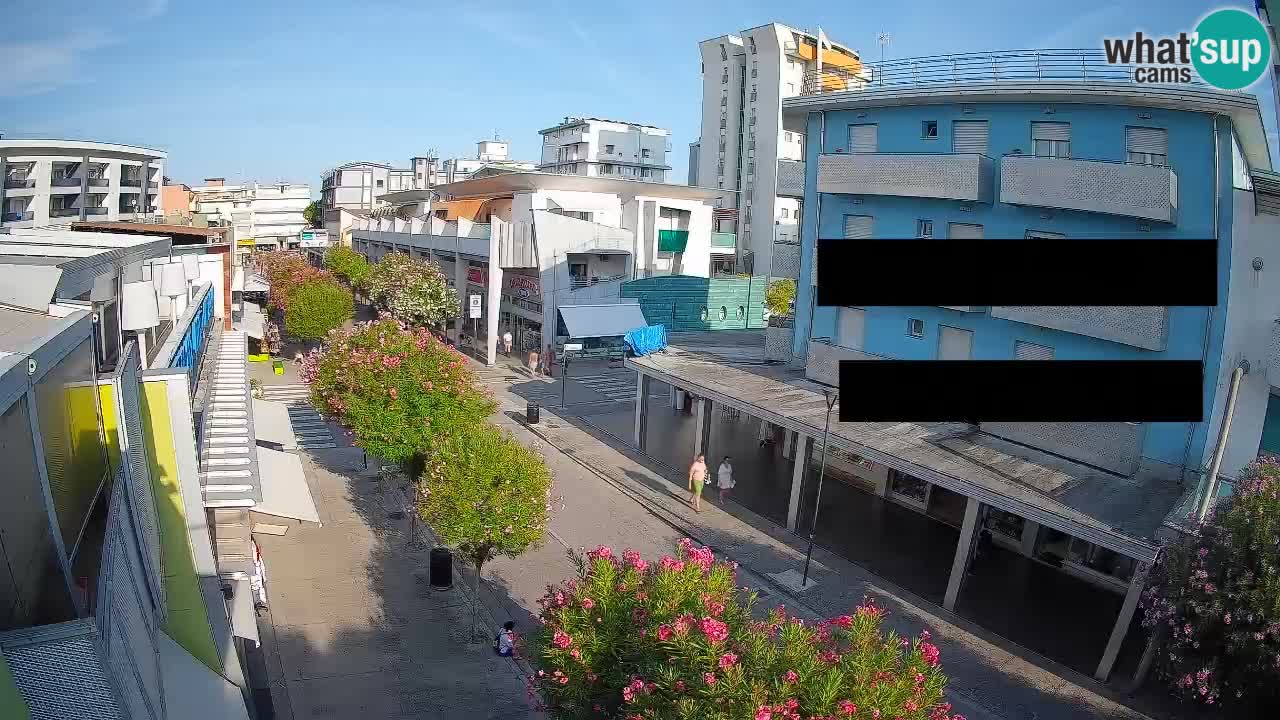 Webcam Passeggiata Bibione – Viale delle Costellazioni in Diretta
