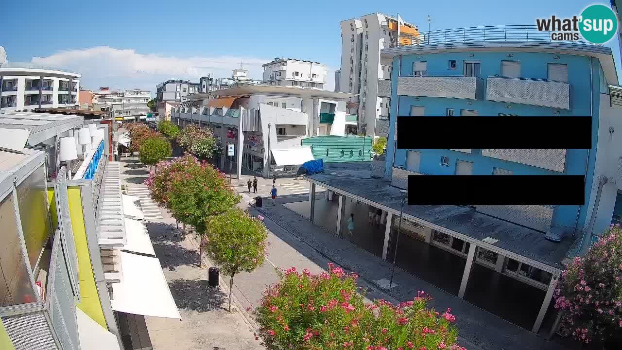 Webcam Paseo de Bibione – Viale delle Costellazioni en directo