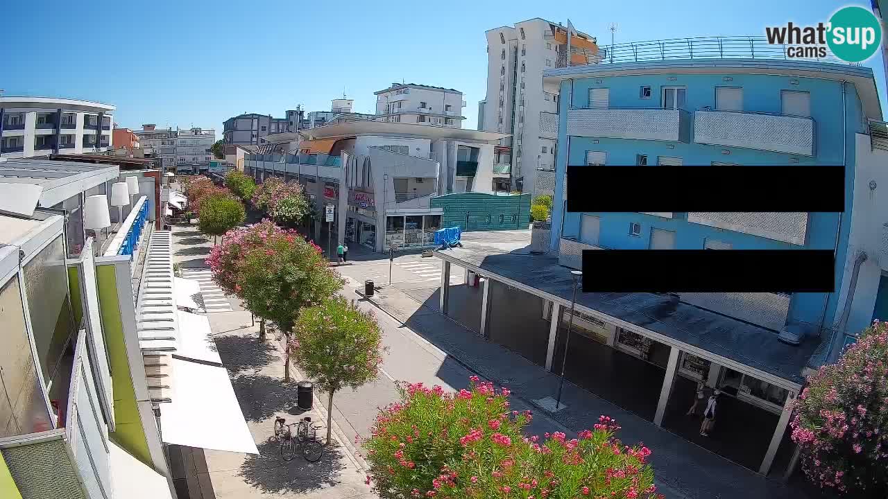 Web kamera Bibione Šetnica – Viale delle Costellazioni uživo