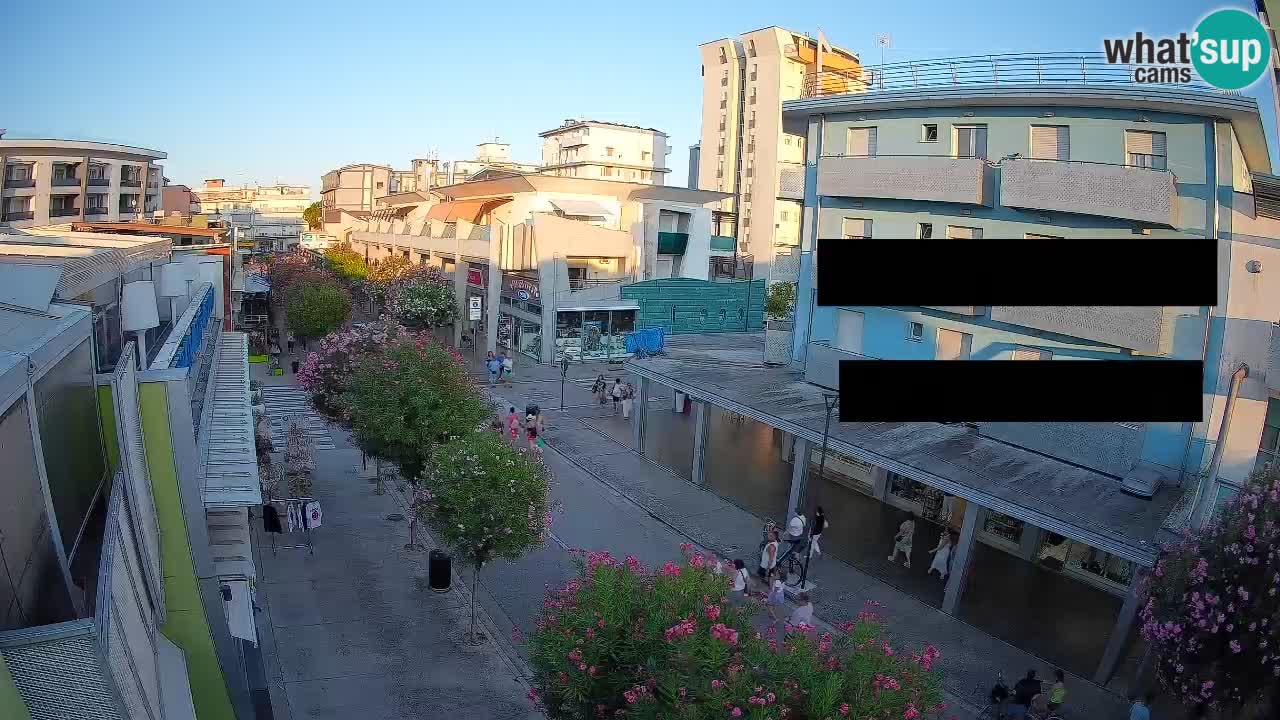 Webcam Paseo de Bibione – Viale delle Costellazioni en directo