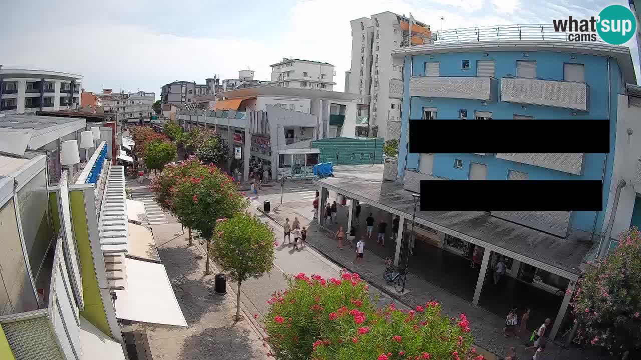 Webcam Passeggiata Bibione – Viale delle Costellazioni in Diretta