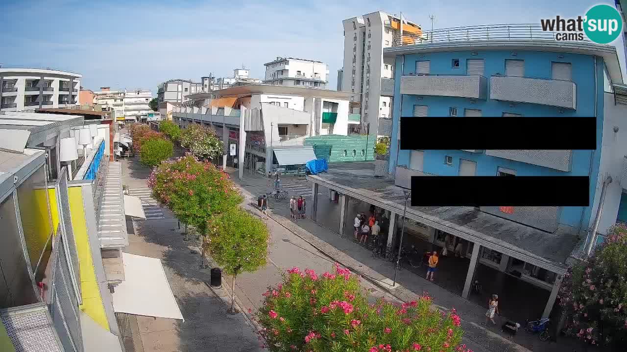 Webcam Paseo de Bibione – Viale delle Costellazioni en directo