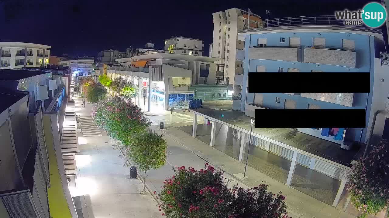 Webcam Promenade de Bibione – Viale delle Costellazioni en direct