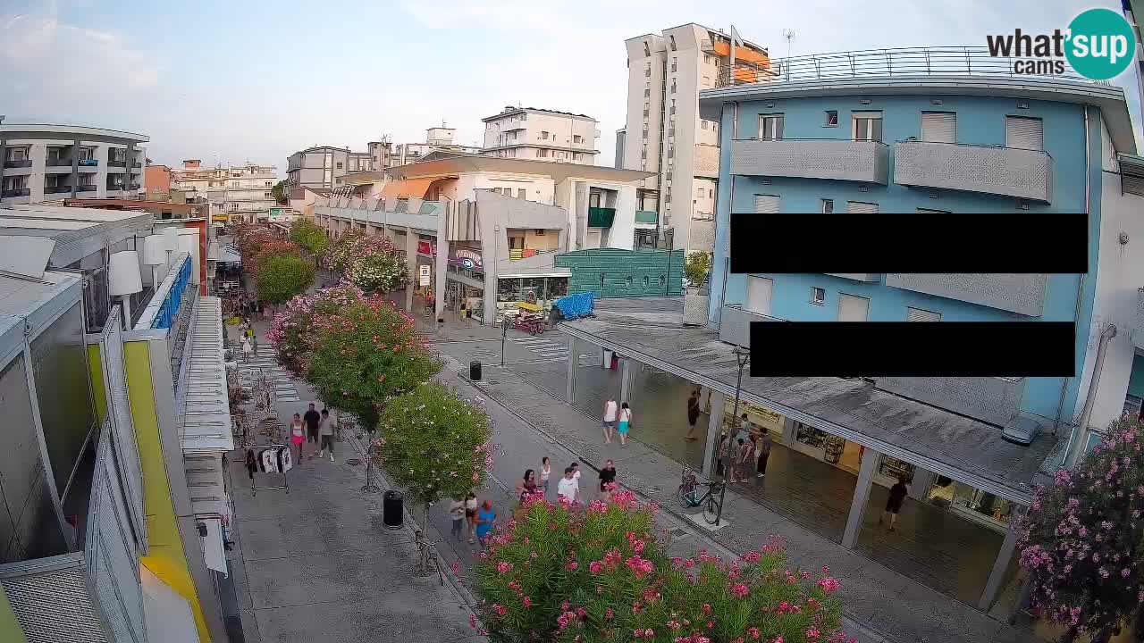 Webcam Paseo de Bibione – Viale delle Costellazioni en directo