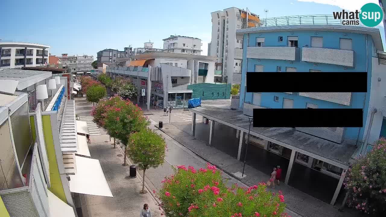 Web kamera Bibione Šetnica – Viale delle Costellazioni uživo