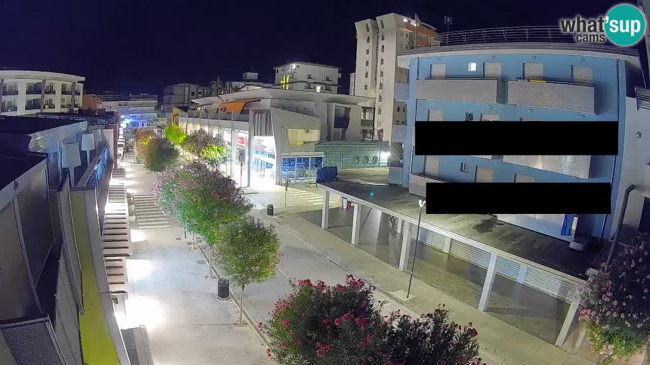 Web kamera Bibione Šetnica – Viale delle Costellazioni uživo