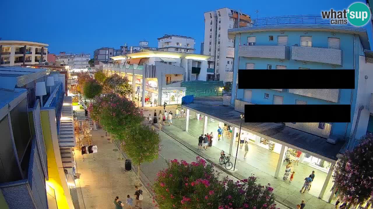 Webcam Promenade de Bibione – Viale delle Costellazioni en direct