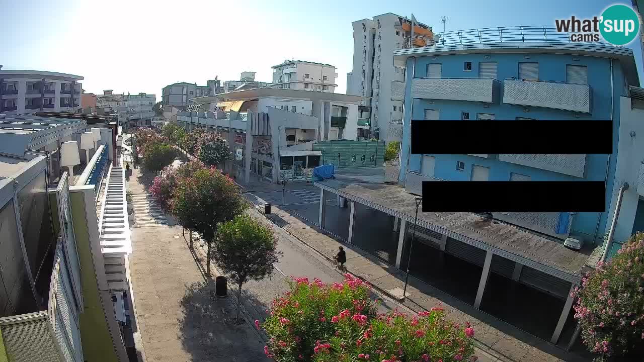 Webcam Promenade de Bibione – Viale delle Costellazioni en direct