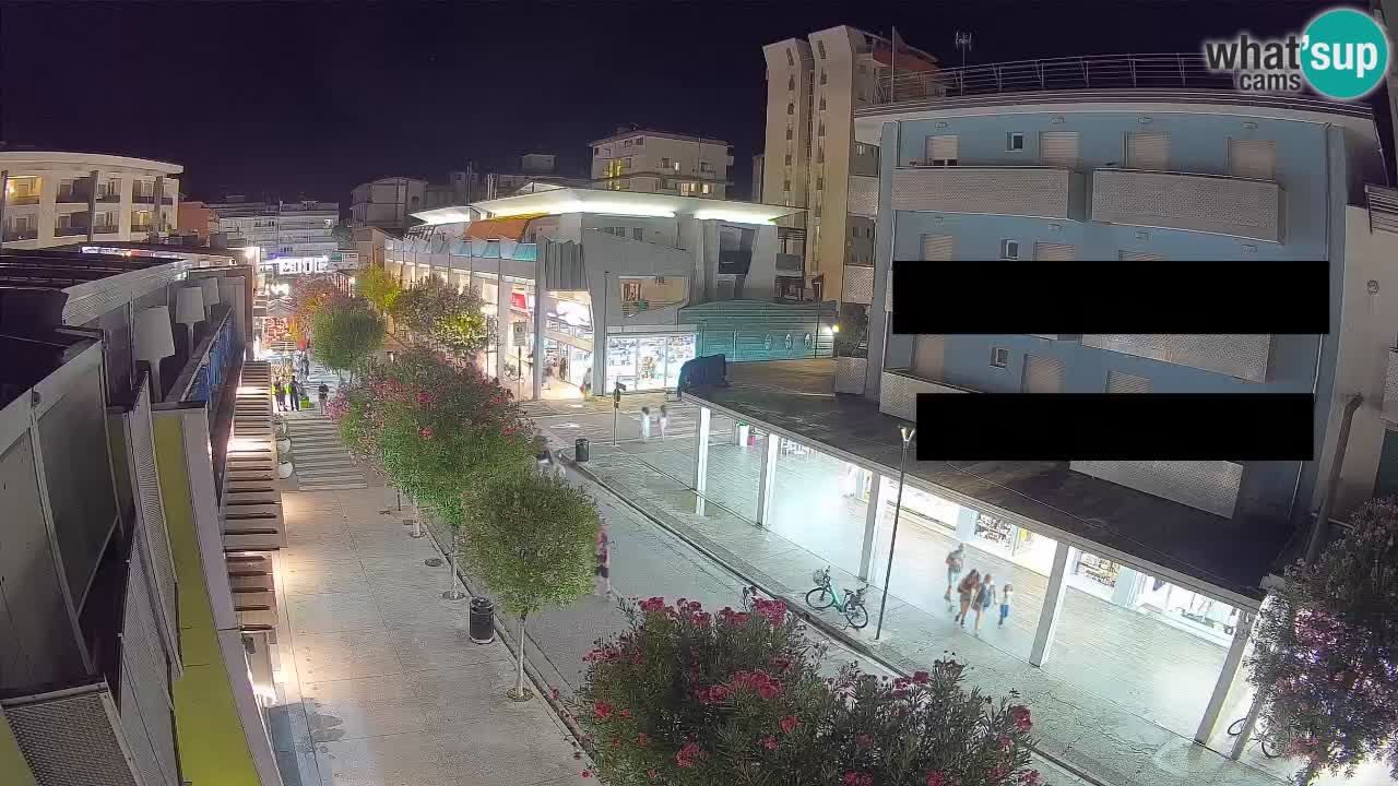 Webcam Promenade de Bibione – Viale delle Costellazioni en direct