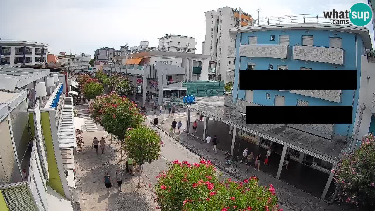 Webcam Passeggiata Bibione – Viale delle Costellazioni in Diretta
