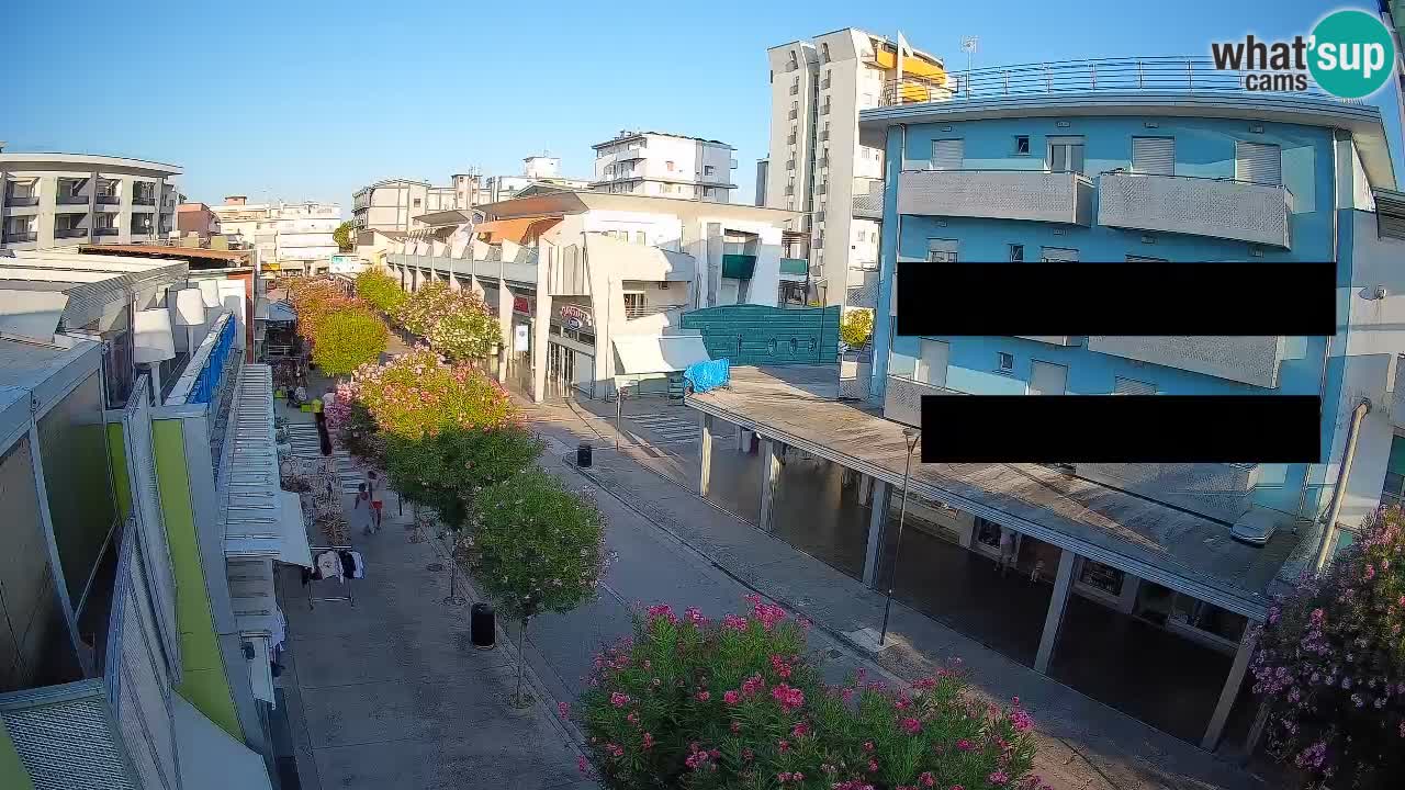 Spletna kamera Bibione Peš cona – Viale delle Costellazioni v živo