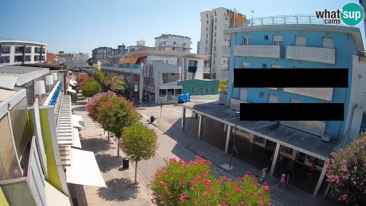 Webcam Promenade de Bibione – Viale delle Costellazioni en direct