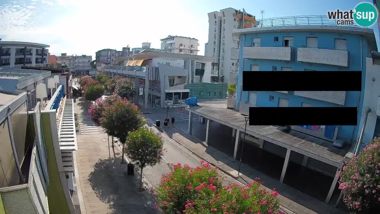 Web kamera Bibione Šetnica – Viale delle Costellazioni uživo