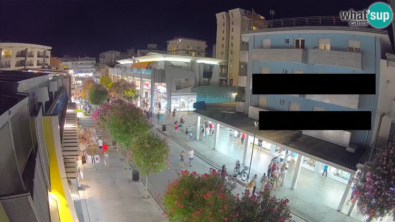 Web kamera Bibione Šetnica – Viale delle Costellazioni uživo