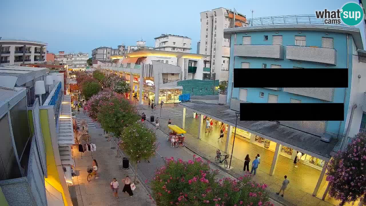Webcam Paseo de Bibione – Viale delle Costellazioni en directo