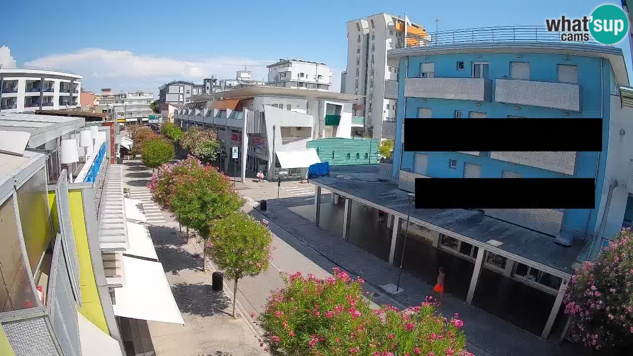 Spletna kamera Bibione Peš cona – Viale delle Costellazioni v živo