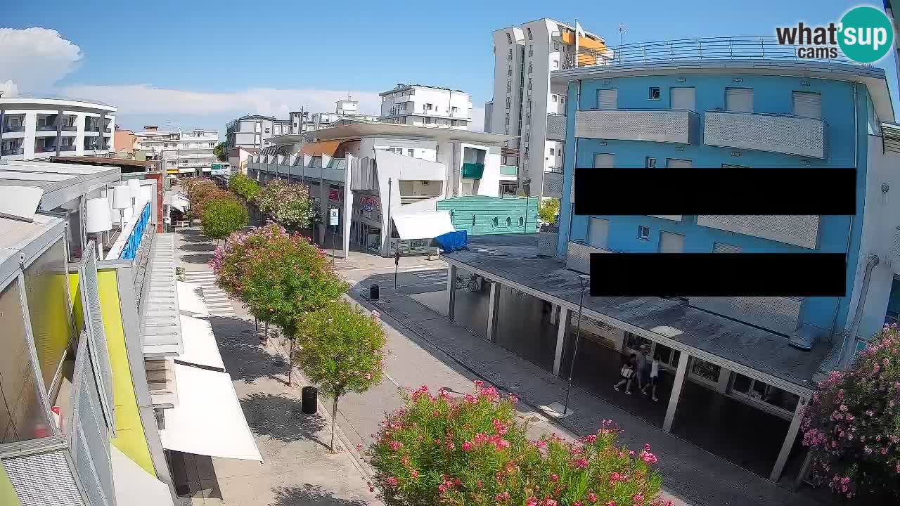 Spletna kamera Bibione Peš cona – Viale delle Costellazioni v živo