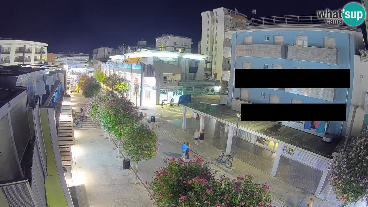 Webcam Promenade de Bibione – Viale delle Costellazioni en direct