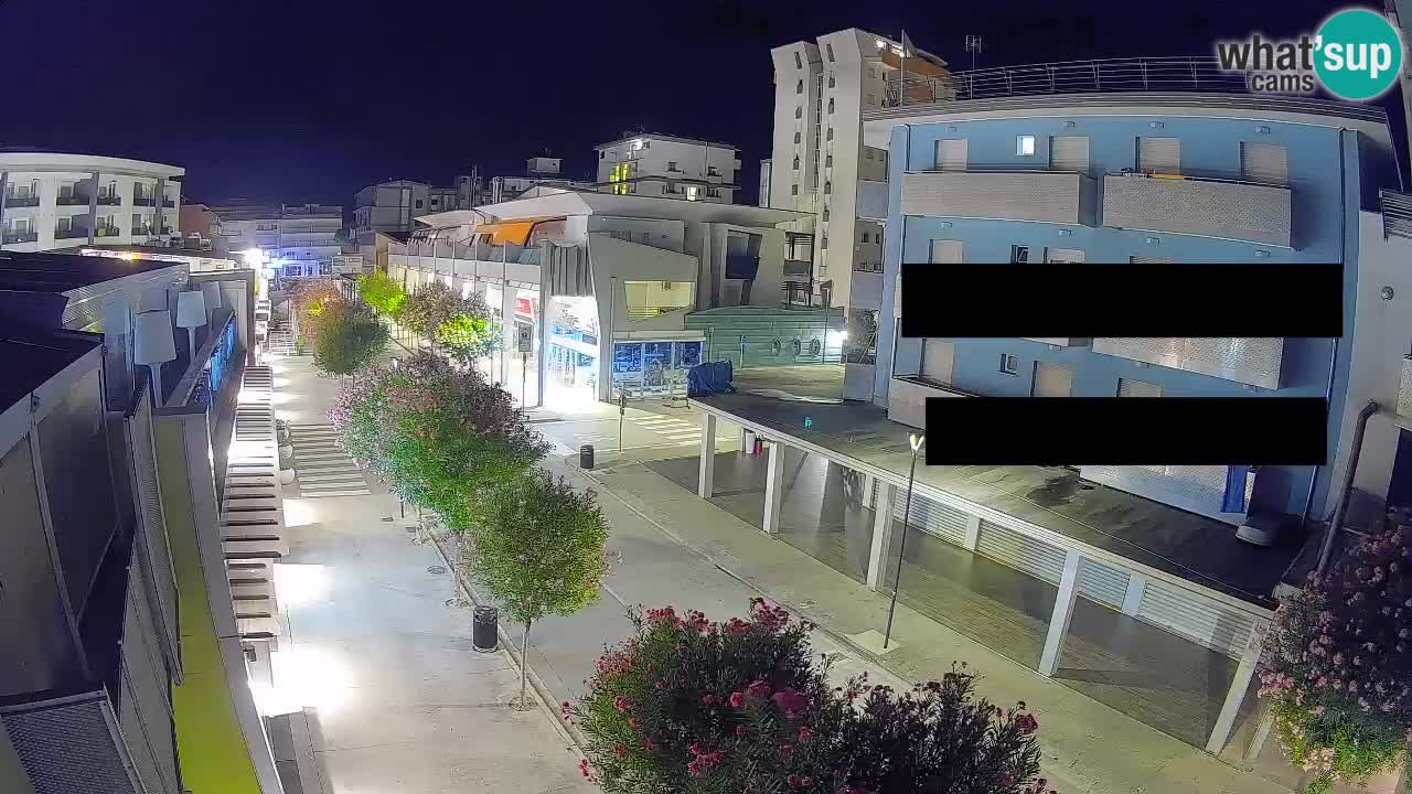 Webcam Passeggiata Bibione – Viale delle Costellazioni in Diretta