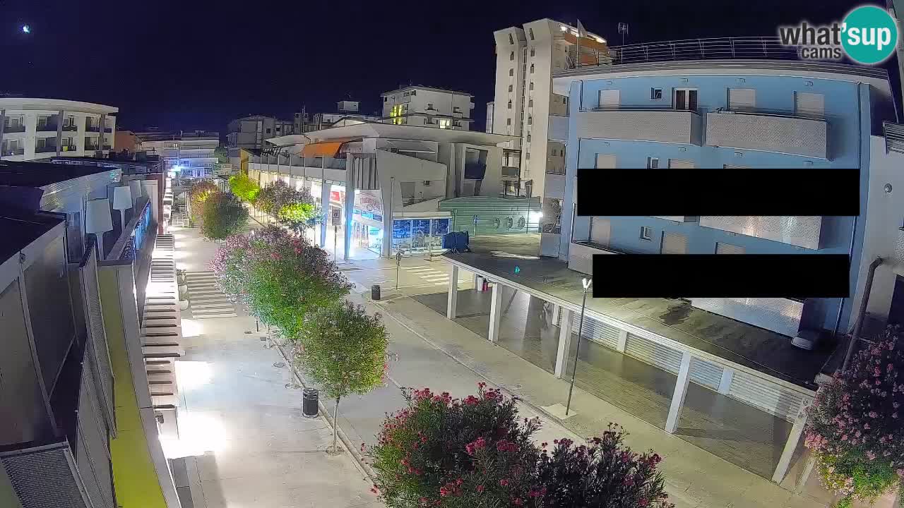 Webcam Paseo de Bibione – Viale delle Costellazioni en directo
