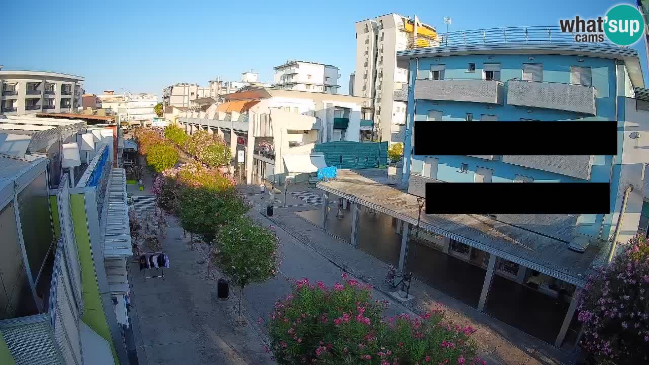 Webcam Paseo de Bibione – Viale delle Costellazioni en directo