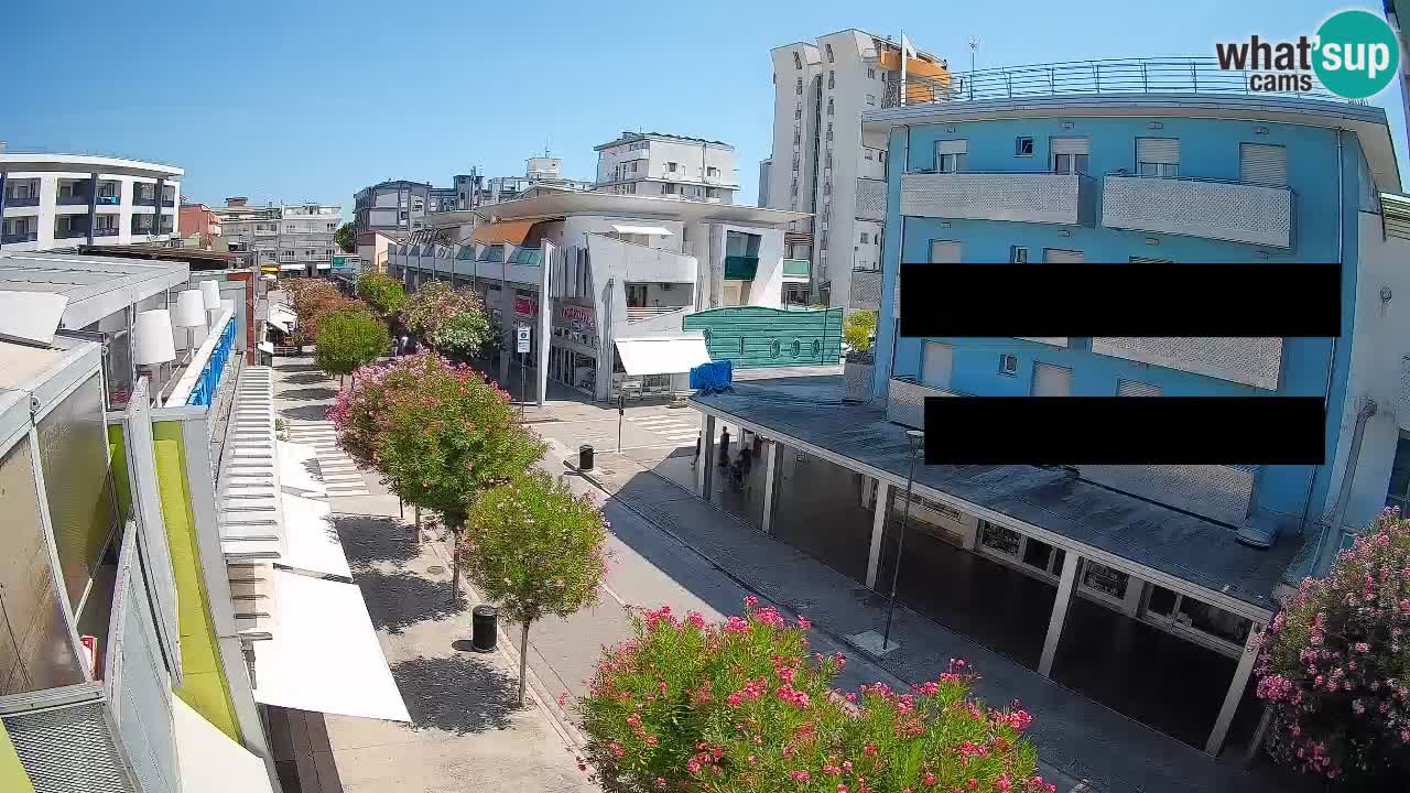 Webcam Passeggiata Bibione – Viale delle Costellazioni in Diretta