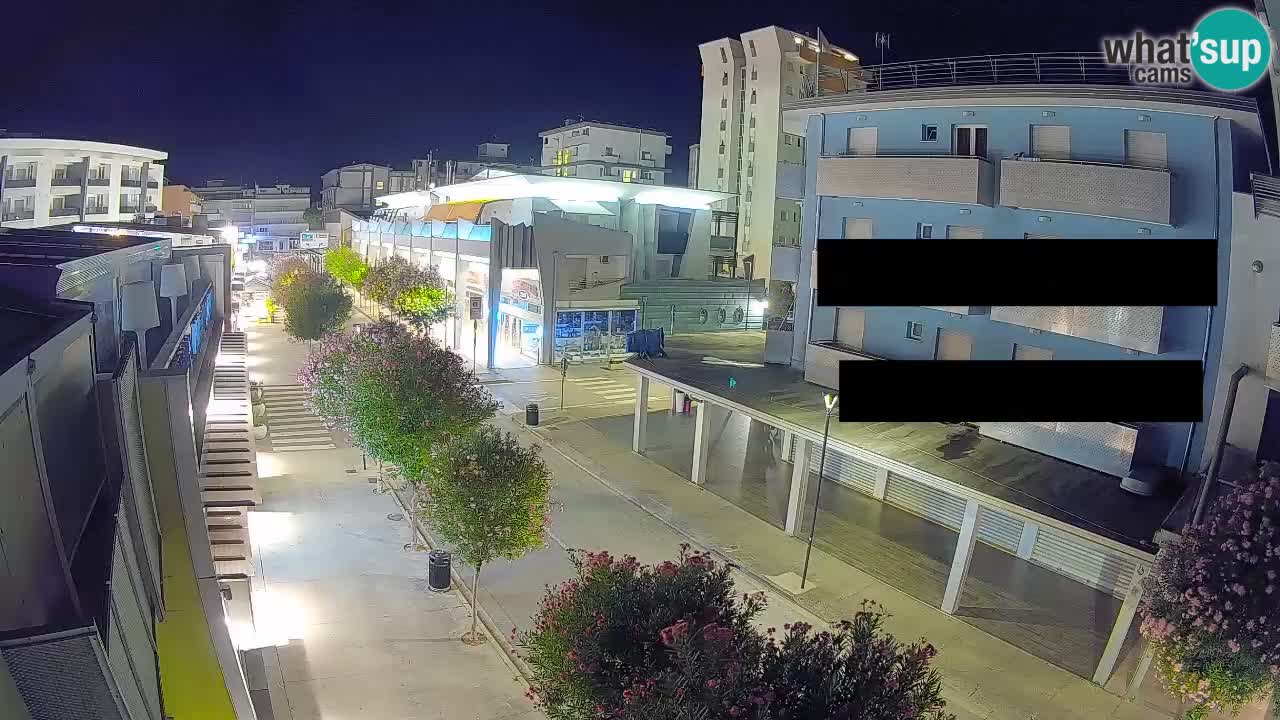 Webcam Promenade de Bibione – Viale delle Costellazioni en direct
