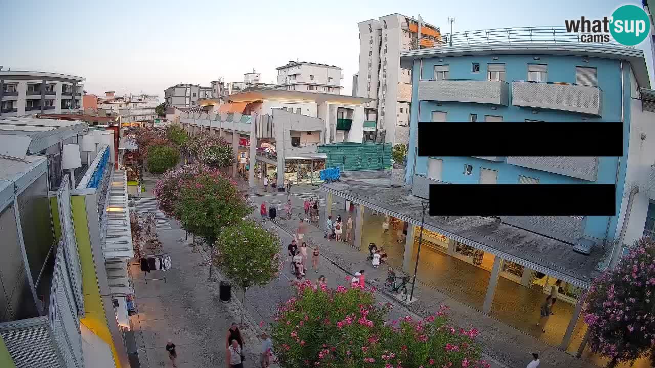 Webcam Promenade de Bibione – Viale delle Costellazioni en direct