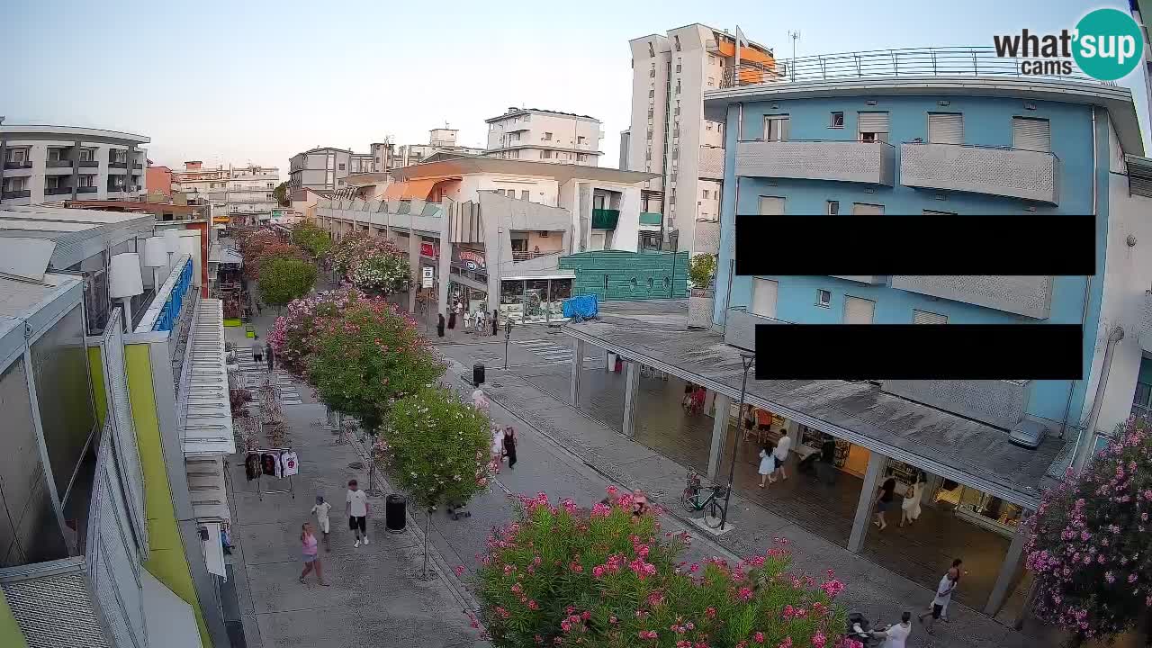 Spletna kamera Bibione Peš cona – Viale delle Costellazioni v živo