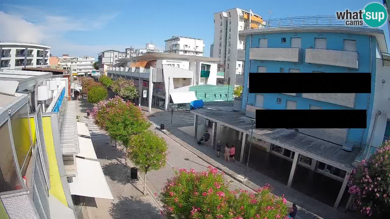 Webcam Passeggiata Bibione – Viale delle Costellazioni in Diretta