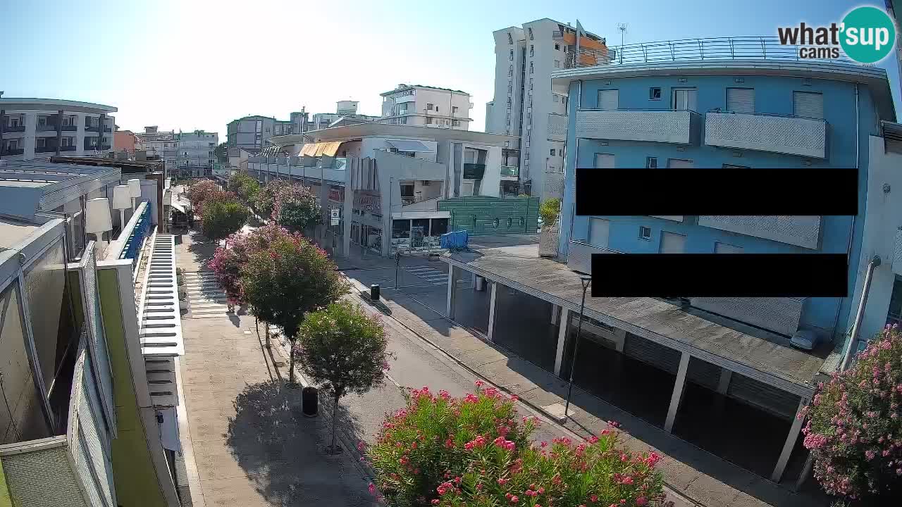 Webcam Promenade de Bibione – Viale delle Costellazioni en direct
