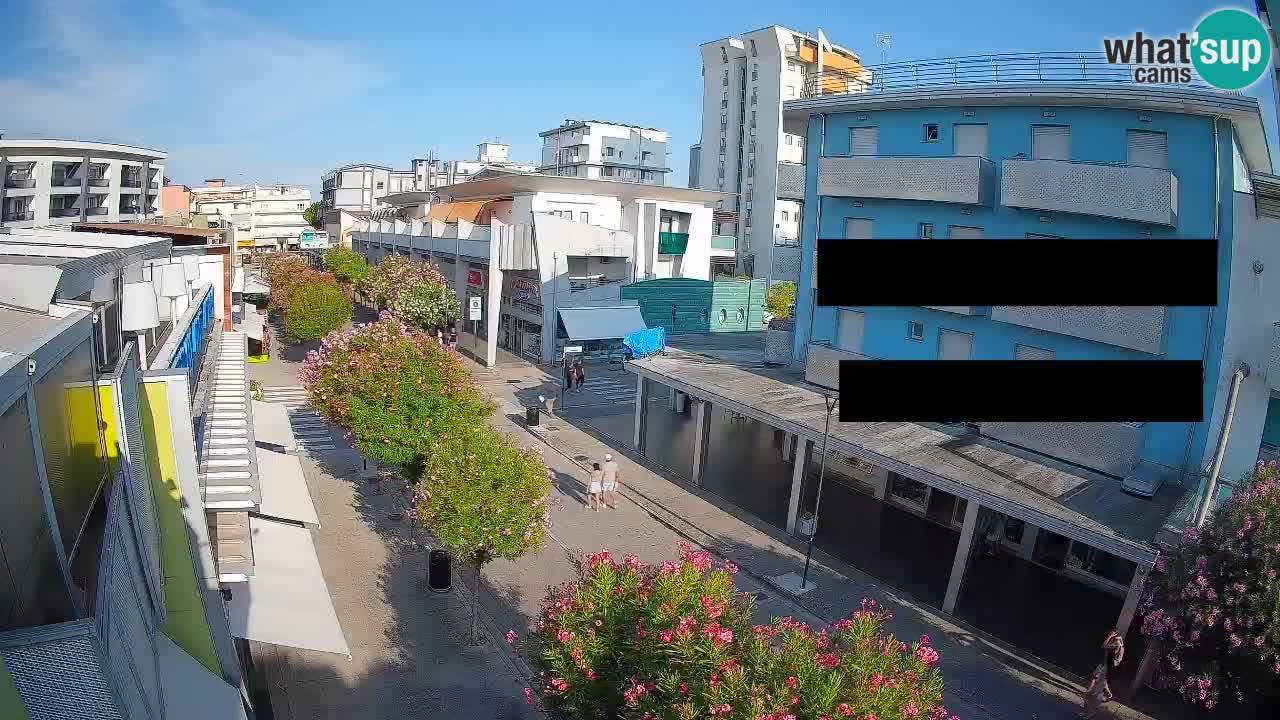 Webcam Passeggiata Bibione – Viale delle Costellazioni in Diretta