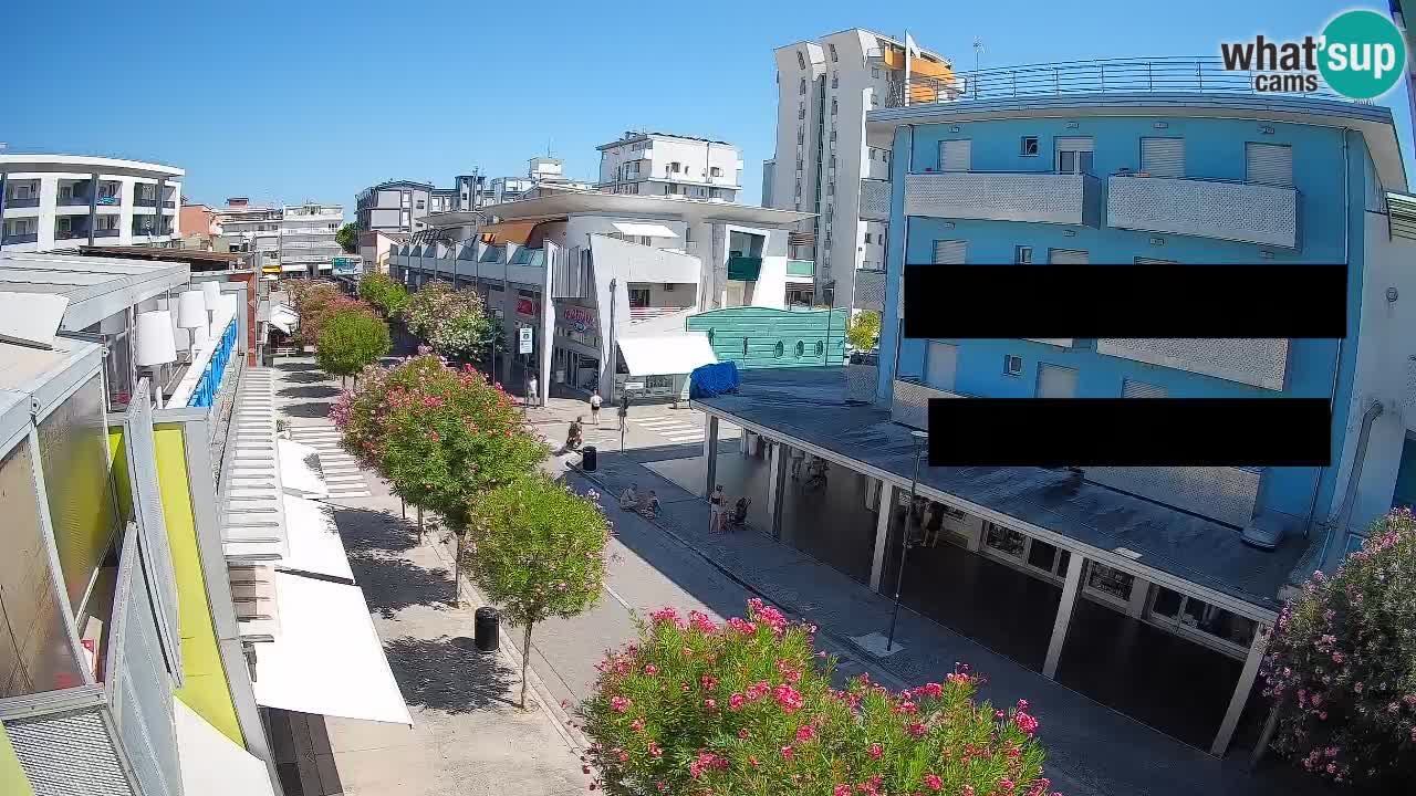 Webcam Passeggiata Bibione – Viale delle Costellazioni in Diretta
